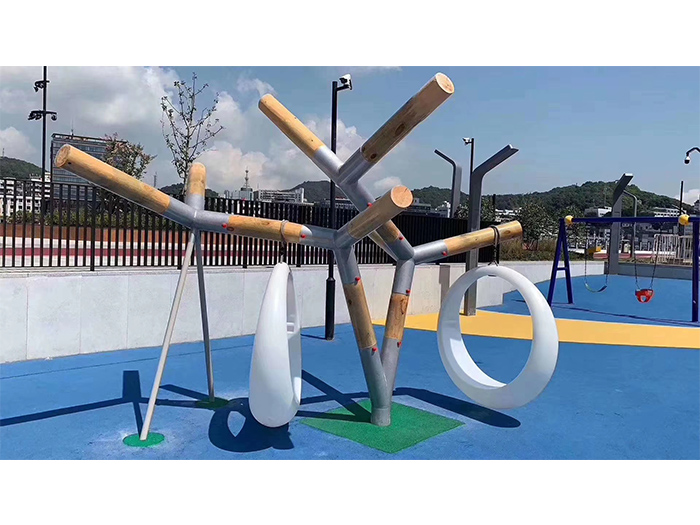 公园小品-发光秋千吊椅
